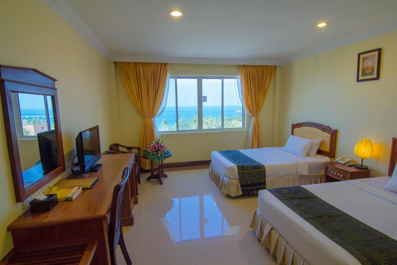 Golden Sea Hotel Sihanoukville Bagian luar foto